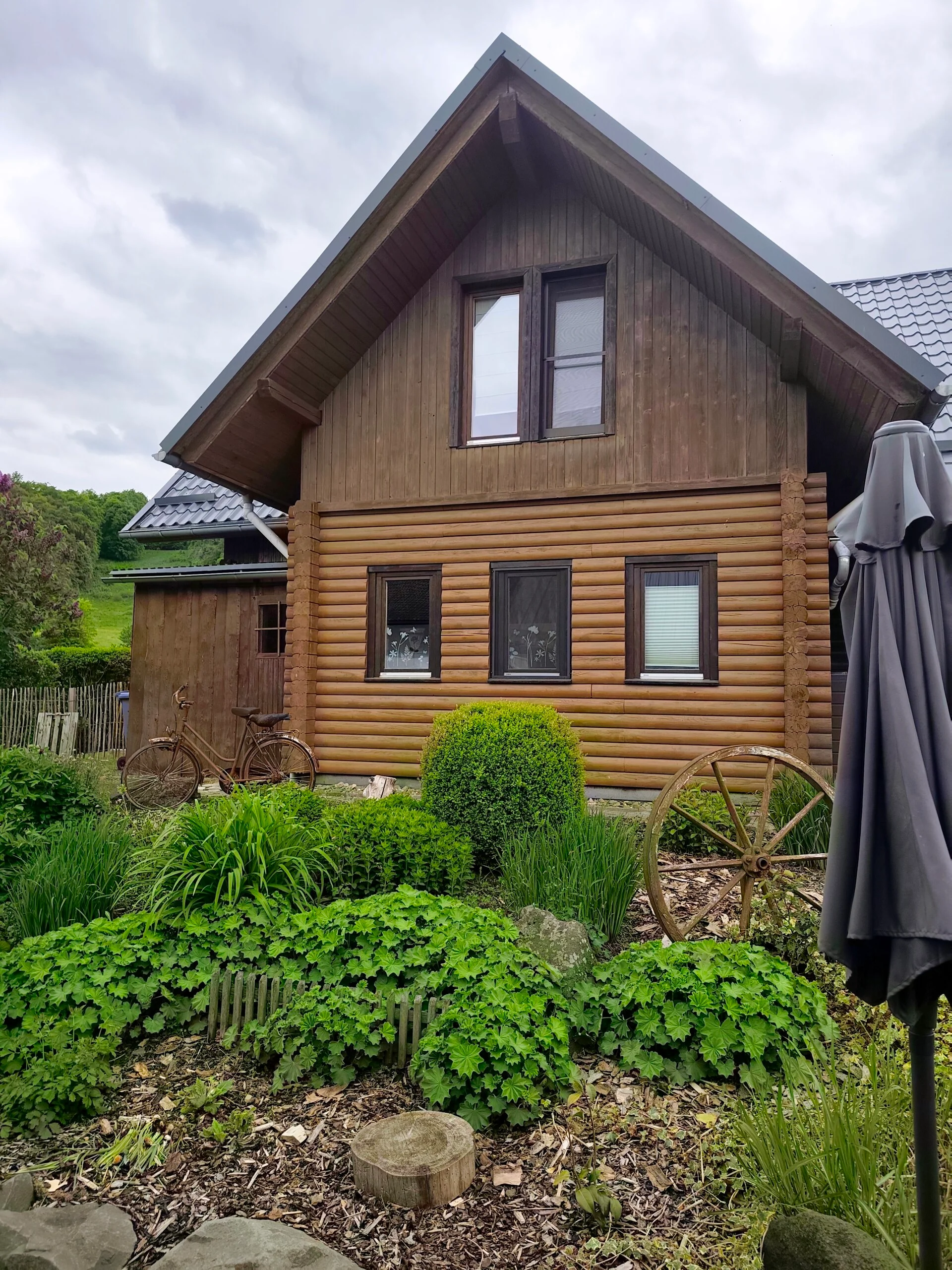 Zuhause und Garten der Familie Jeske